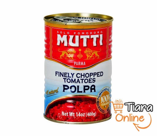 [1013923] MUTTI - POLPA CHOPED TOMATOES : 400 GR