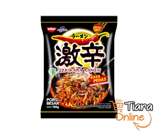 [1184238] NISSIN - GEKIKARA RAMEN GORENG EXTRA HOT : 120 GR