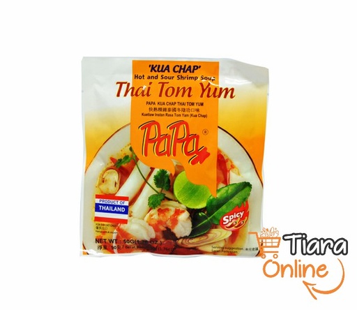 [1184425] PAPA - THAI KUA CHAP THAI TOM YUM : 50 GR