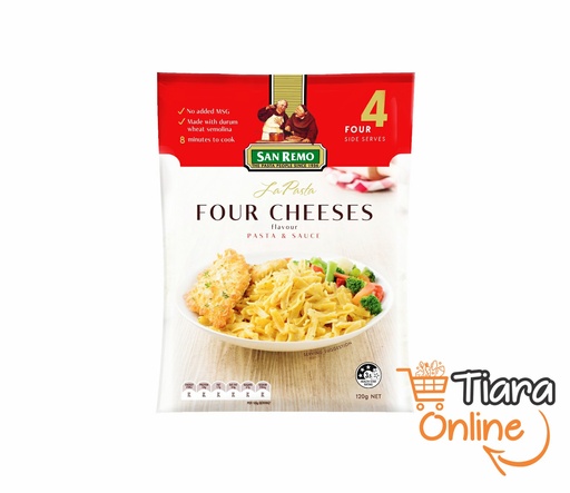 [1184459] SAN REMO - LA PASTA FOUR CHEESES : 120 GR