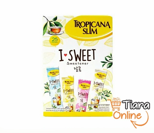 [1073244] TROPICANA SLIM - SWEETENER I-SWEET BOX : 25X2.5 GR