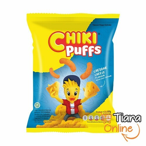 [1417029] CHIKI - PUFFS CHEDDAR CHEESE : 60 GR 