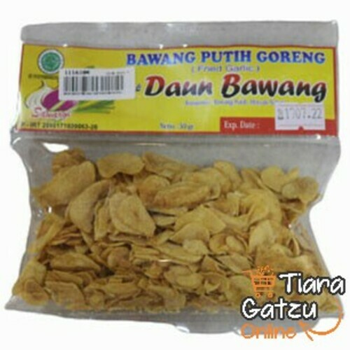 [1116104] CAP DAUN BAWANG -  BAWANG PUTIH GORENG: 50 GR